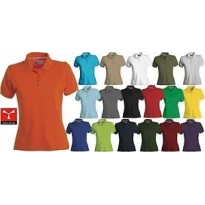 Arbeits-Polo Venice Damen Kurzarm mit Seitlichen Verstärkungen aus 100% Baumwolle - Payper AY 7439
