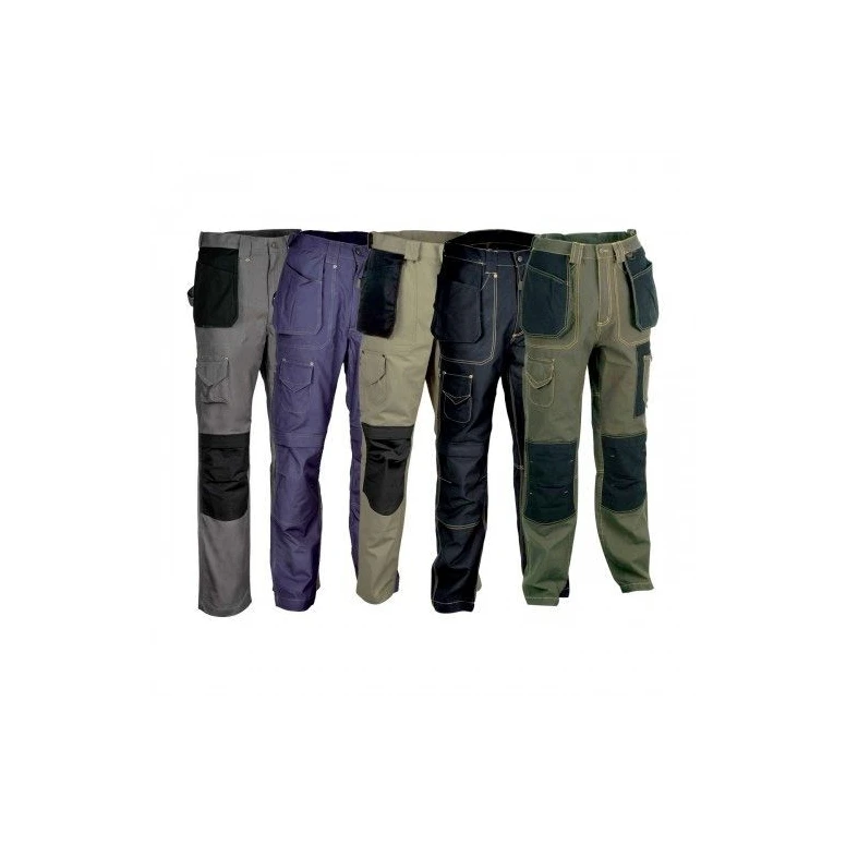 Arbeits Hose Cofra Mehrtaschen Rotterdam 100 % Baumwolle Canvas V051-0-00