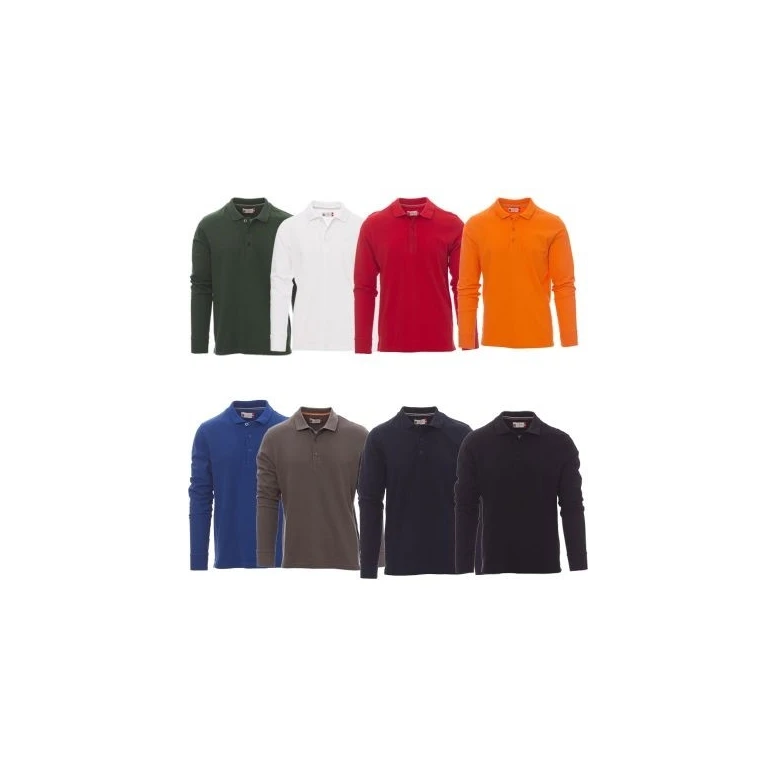Langarm-Poloshirt Florence mit Stretch-Nähten aus Baumwolle - Payper AY 7515