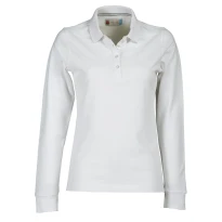 Langarm-Poloshirt Florence für Damen mit Stretch-Nähten aus 100 % Baumwolle - Payper AY 7516 2