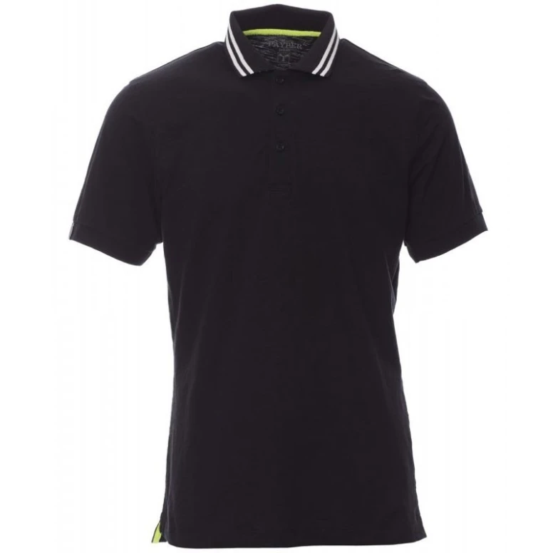 Kurzarm-Polo Nautic mit fluoreszierenden Streifen am Kragen - Payper AY 7416