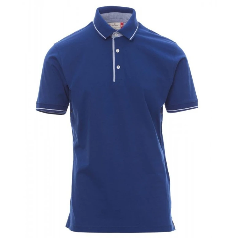 Kurzarm-Polo Cambridge mit Oxford-Innenstoff AY 7433
