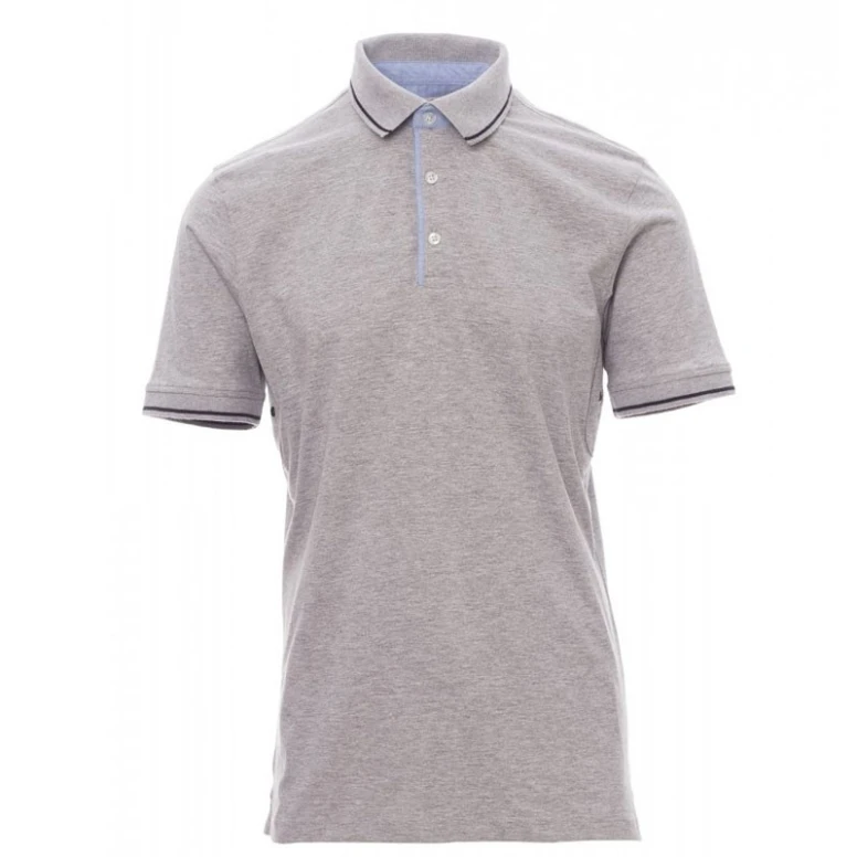 Kurzarm-Polo Cambridge mit Oxford-Innenstoff AY 7433
