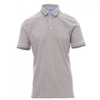 Kurzarm-Polo Cambridge mit Oxford-Innenstoff AY 7433