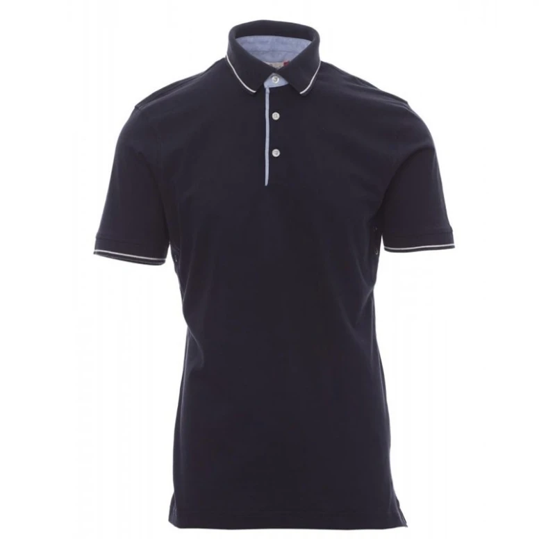 Kurzarm-Polo Cambridge mit Oxford-Innenstoff AY 7433