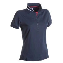 Kurzarm-Damenpolo Memphis mit seitlichem Verstärkungsband - Payper AY 7415