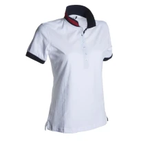 Kurzarm-Damenpolo Memphis mit seitlichem Verstärkungsband - Payper AY 7415
