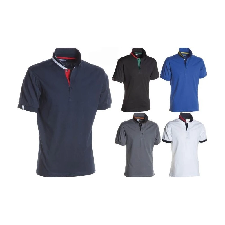 Herren-Polo Memphis mit kurzen Ärmeln und seitlichem Verstärkungstape - Payper AY 7414