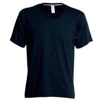 T-Shirt mit V-Ausschnitt und kurzen Ärmeln aus 100% Baumwolle V-Neck Damen - Payper AY 7464
