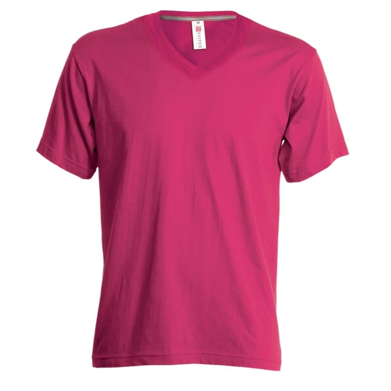 T-Shirt mit V-Ausschnitt und kurzen Ärmeln aus 100% Baumwolle V-Neck Damen - Payper AY 7464