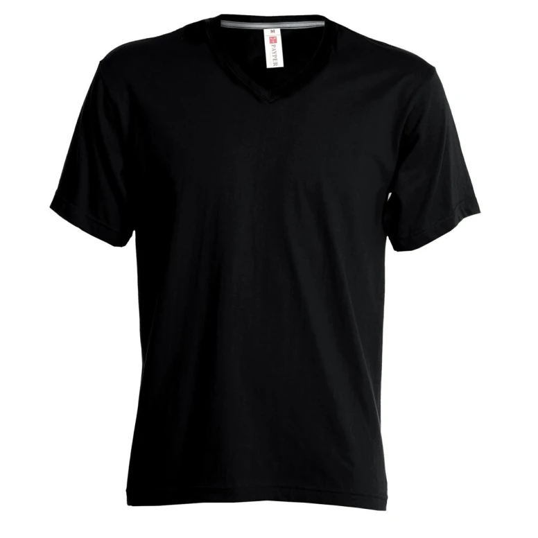 T-Shirt mit V-Ausschnitt und kurzen Ärmeln aus 100% Baumwolle V-Neck Damen - Payper AY 7464