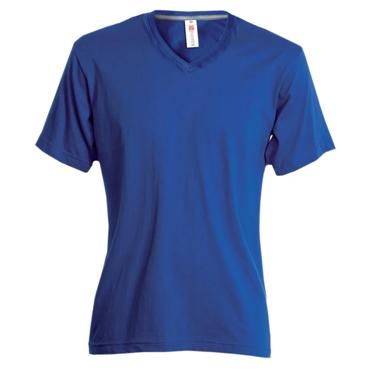 T-Shirt mit V-Ausschnitt und kurzen Ärmeln aus 100% Baumwolle V-Neck Damen - Payper AY 7464