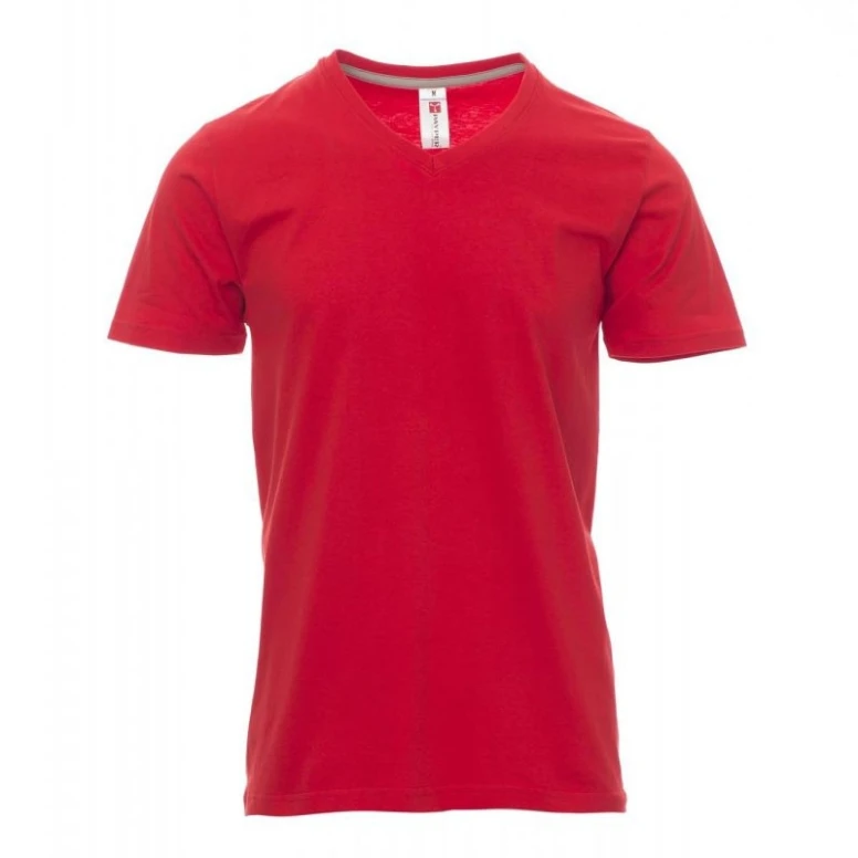 T-Shirt mit V-Ausschnitt und kurzen Ärmeln aus Baumwolle V-Neck - Payper