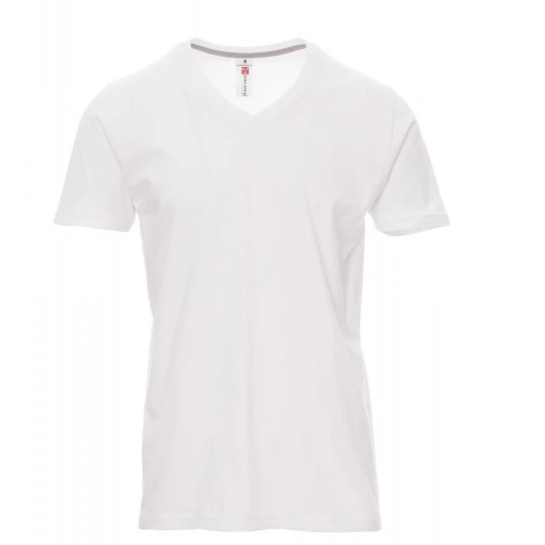 T-Shirt mit V-Ausschnitt und kurzen Ärmeln aus Baumwolle V-Neck - Payper