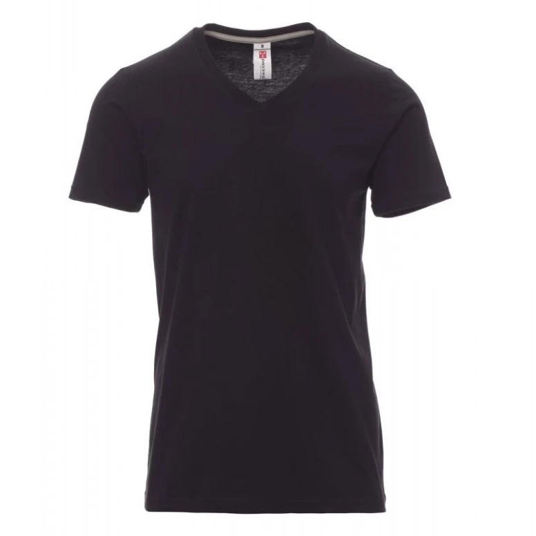 T-Shirt mit V-Ausschnitt und kurzen Ärmeln aus Baumwolle V-Neck - Payper
