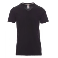 T-Shirt mit V-Ausschnitt und kurzen Ärmeln aus Baumwolle V-Neck - Payper