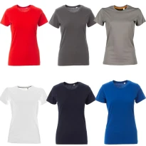 Kurzarm-Rundhals-T-Shirt aus 100% Baumwolle Free für Damen - Payper FREE LADY