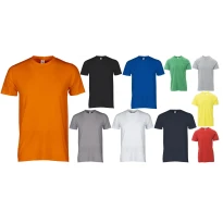 T-Shirt Rundhals Kurzarm 100% Baumwolle Print - Payper AY 7450