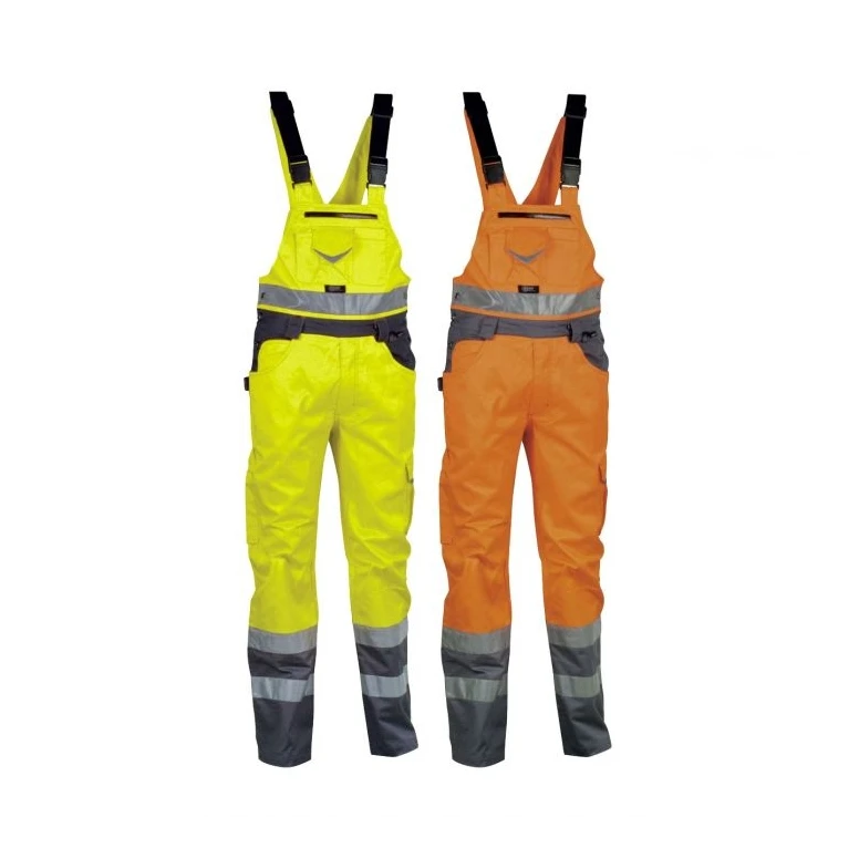 Hochsichtbare Latzhose mit Mehrfach-Taschen Cofra Bright V020-0-00