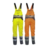 Hochsichtbare Latzhose mit Mehrfach-Taschen Cofra Bright V020-0-00