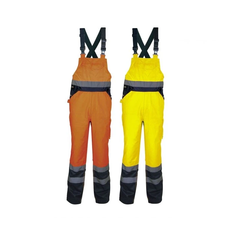 Hochsichtbare Latzhose mit Mehrfach-Taschen Cofra Lamp V334-0-02