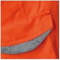 Hochsichtbare Latzhose mit Mehrfach-Taschen Cofra Spark V072-0-00
