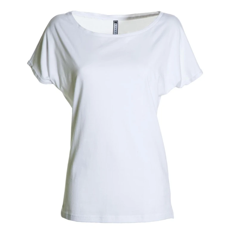 Kurzarm-T-Shirt mit Bootsausschnitt aus 100% Baumwolle Beverly - Payper
