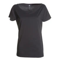 Kurzarm-T-Shirt mit Bootsausschnitt aus 100% Baumwolle Beverly - Payper