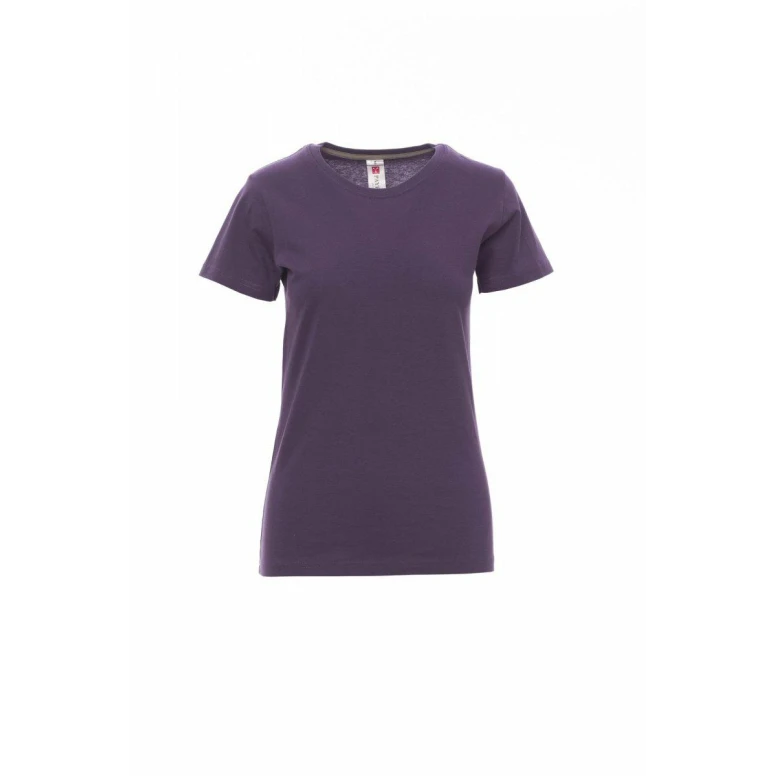 Damen Kurzarm-T-Shirt Rundhals aus Baumwolle - Payper AY 7446