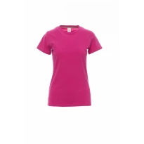 Damen Kurzarm-T-Shirt Rundhals aus Baumwolle - Payper AY 7446
