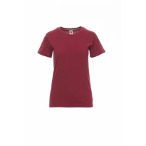 Damen Kurzarm-T-Shirt Rundhals aus Baumwolle - Payper AY 7446