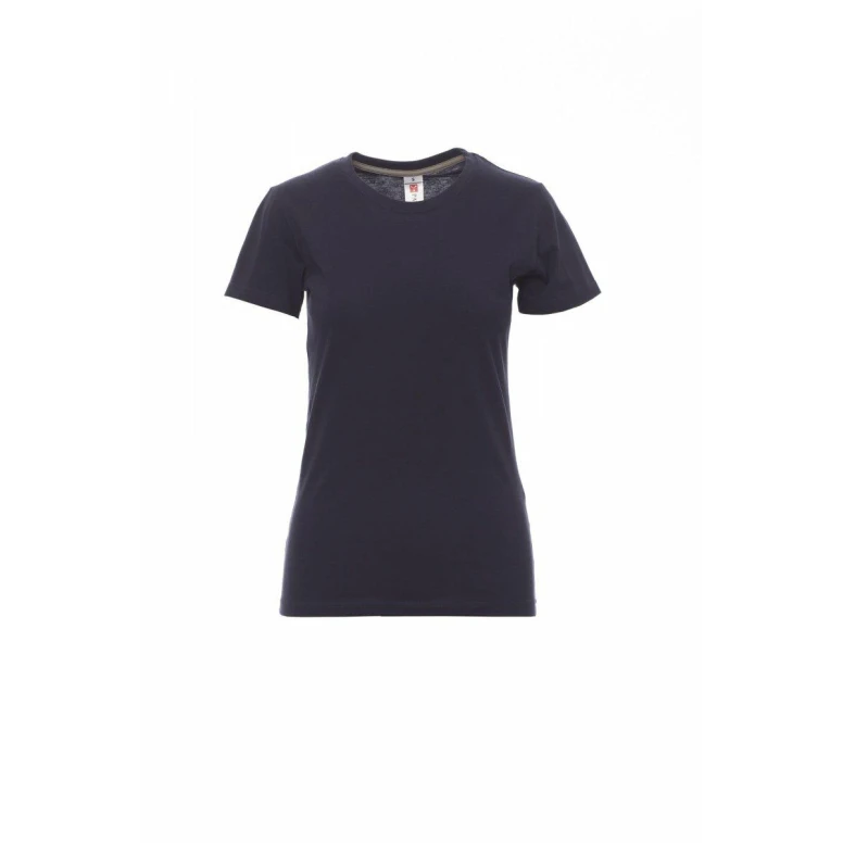 Damen Kurzarm-T-Shirt Rundhals aus Baumwolle - Payper AY 7446