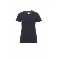Damen Kurzarm-T-Shirt Rundhals aus Baumwolle - Payper AY 7446
