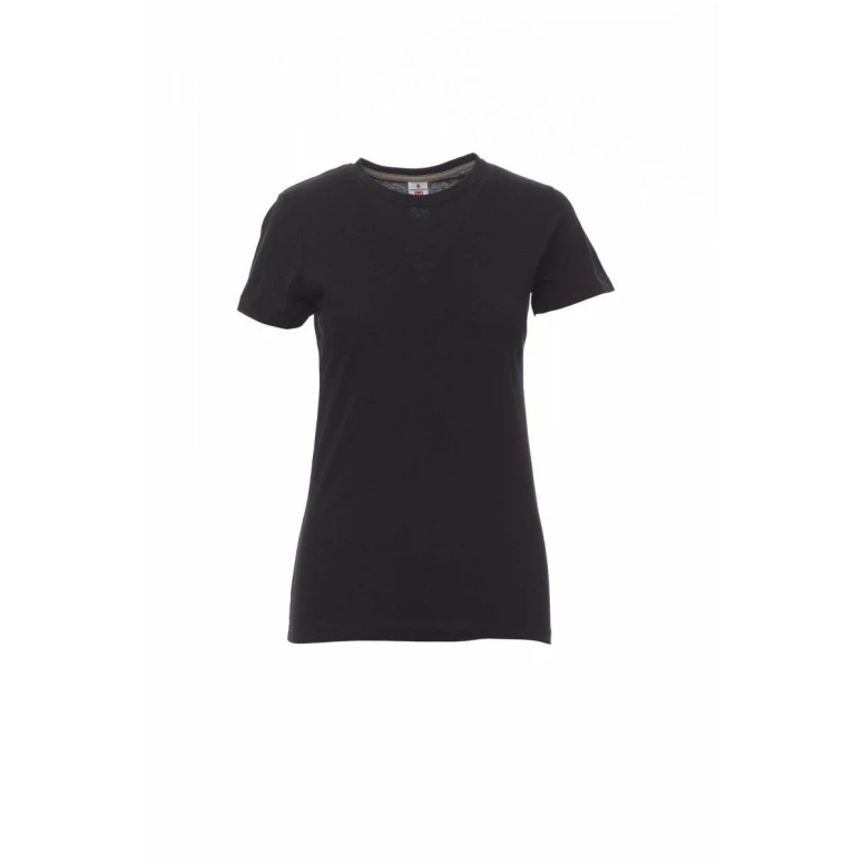 Damen Kurzarm-T-Shirt Rundhals aus Baumwolle - Payper AY 7446