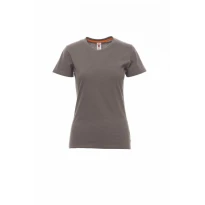 Damen Kurzarm-T-Shirt Rundhals aus Baumwolle - Payper AY 7446