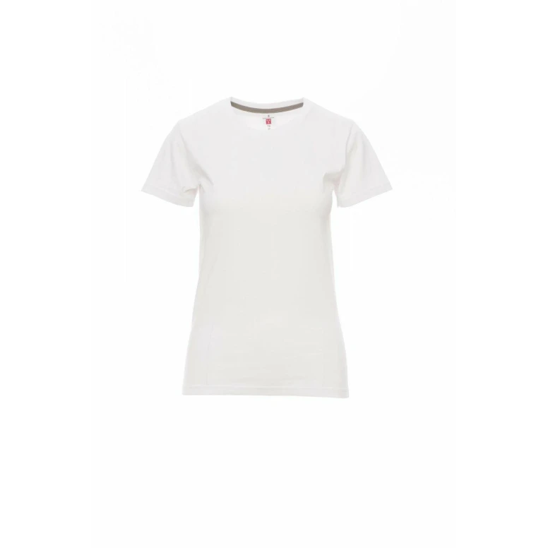 Damen Kurzarm-T-Shirt Rundhals aus Baumwolle - Payper AY 7446