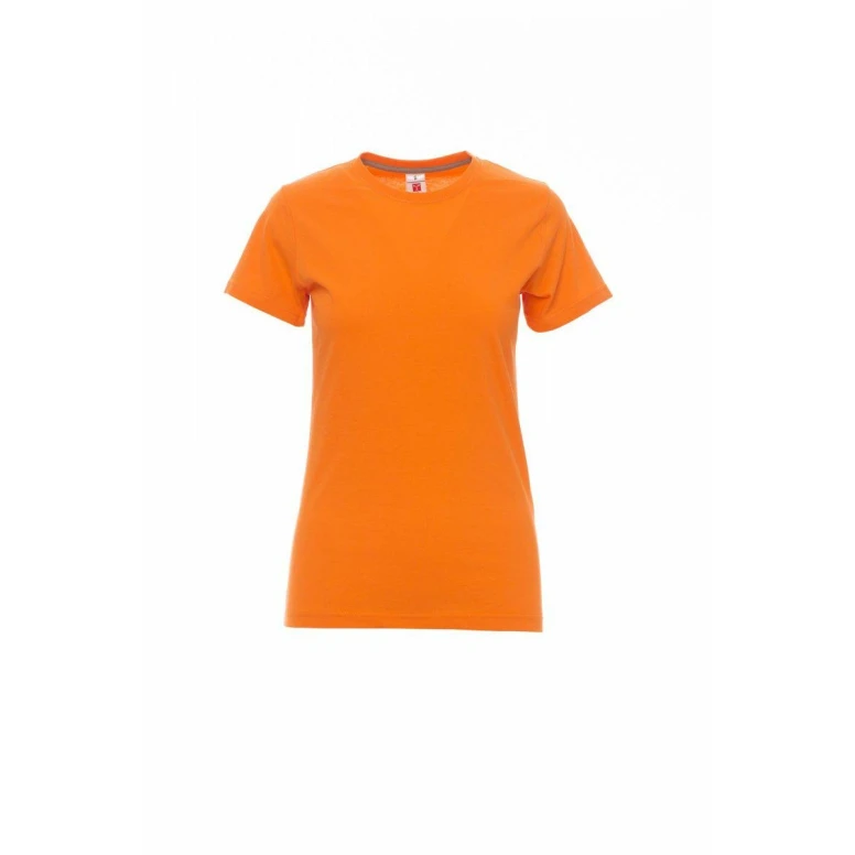 Damen Kurzarm-T-Shirt Rundhals aus Baumwolle - Payper AY 7446