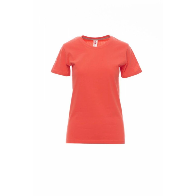 Damen Kurzarm-T-Shirt Rundhals aus Baumwolle - Payper AY 7446