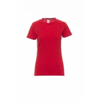 Damen Kurzarm-T-Shirt Rundhals aus Baumwolle - Payper AY 7446