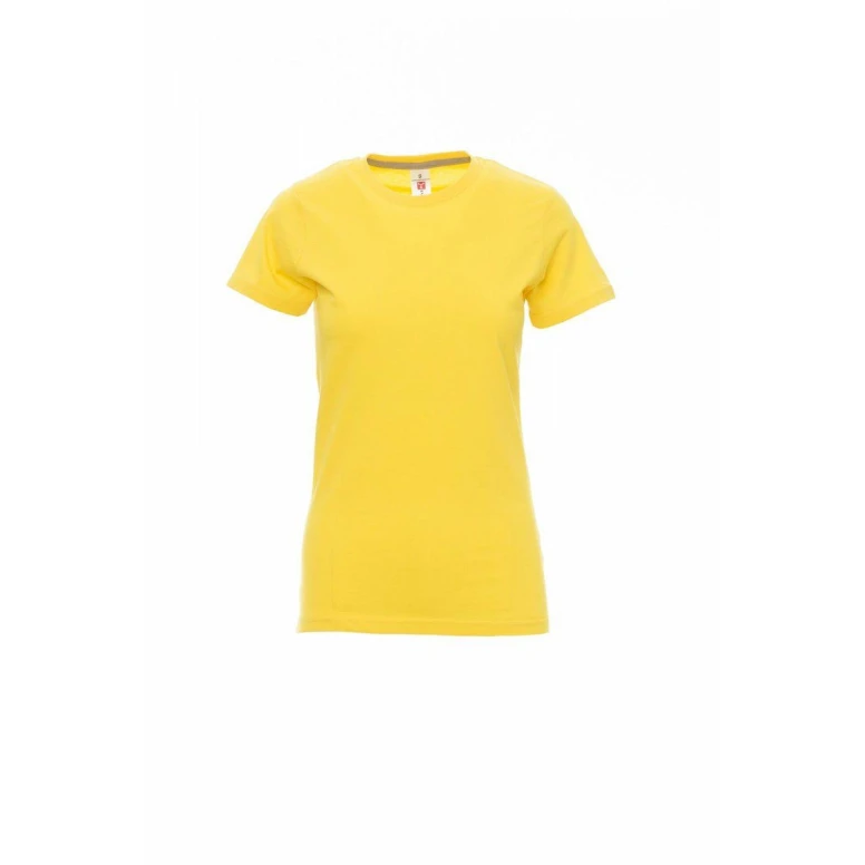 Damen Kurzarm-T-Shirt Rundhals aus Baumwolle - Payper AY 7446