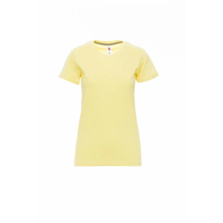 Damen Kurzarm-T-Shirt Rundhals aus Baumwolle - Payper AY 7446