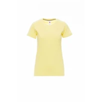 Damen Kurzarm-T-Shirt Rundhals aus Baumwolle - Payper AY 7446