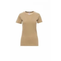 Damen Kurzarm-T-Shirt Rundhals aus Baumwolle - Payper AY 7446