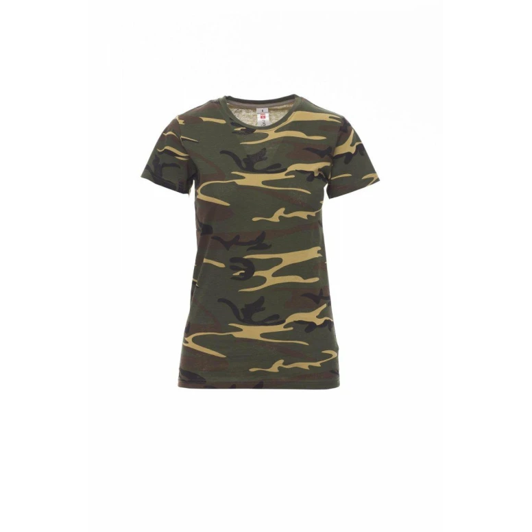 Damen Kurzarm-T-Shirt Rundhals aus Baumwolle - Payper AY 7446