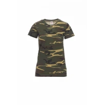 Damen Kurzarm-T-Shirt Rundhals aus Baumwolle - Payper AY 7446