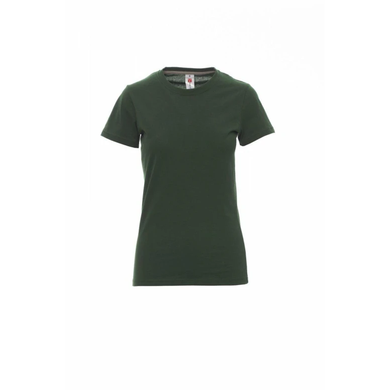 Damen Kurzarm-T-Shirt Rundhals aus Baumwolle - Payper AY 7446