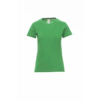 Damen Kurzarm-T-Shirt Rundhals aus Baumwolle - Payper AY 7446