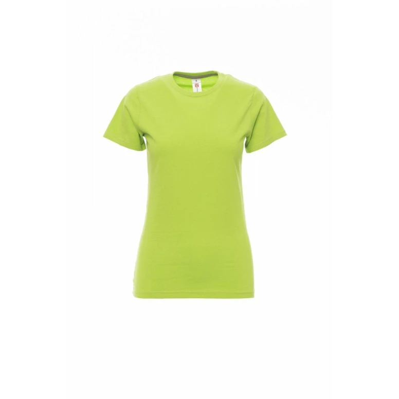 Damen Kurzarm-T-Shirt Rundhals aus Baumwolle - Payper AY 7446