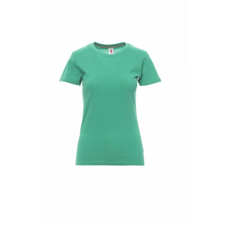 Damen Kurzarm-T-Shirt Rundhals aus Baumwolle - Payper AY 7446