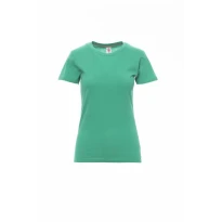 Damen Kurzarm-T-Shirt Rundhals aus Baumwolle - Payper AY 7446